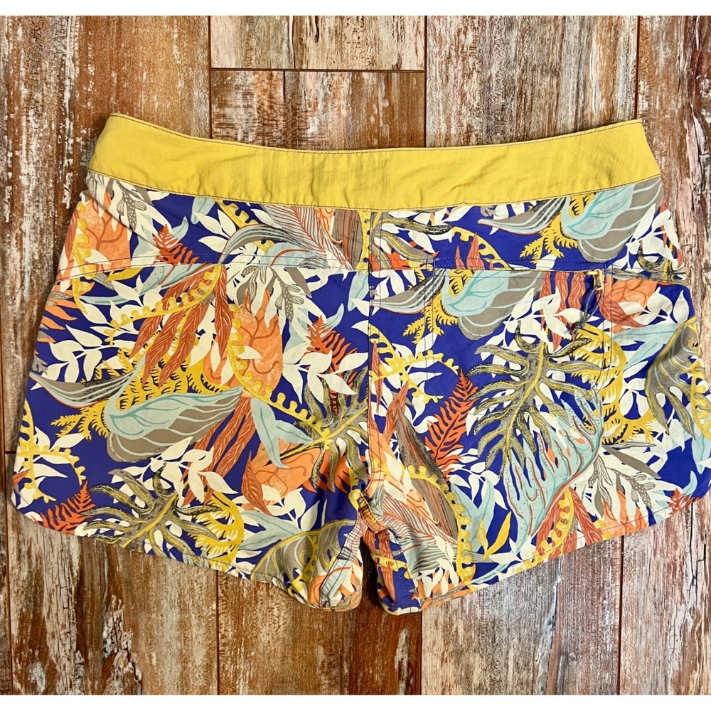 Patagonia Barely Baggies Shorts 2.5 Joya Flora Violet Blue Womens 6 - Picture 3 of 12